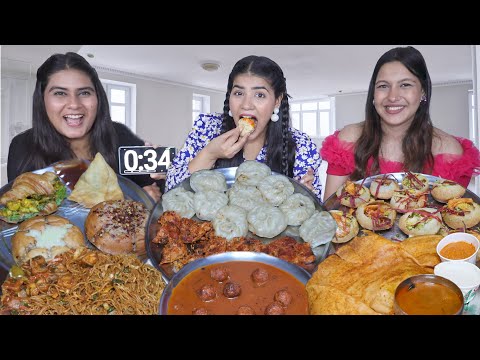 Who Knows Me Better Challenge ? Dahi Golgappe, Momos, Paneer Tikka Croissant, Dosa, Chowmein, Pizza