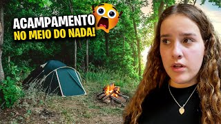 FUI EM UM ACAMPAMENTO NO MEIO DO NADA 😱