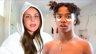 Capri Does His Hair Routine With Piper Rockelle!
