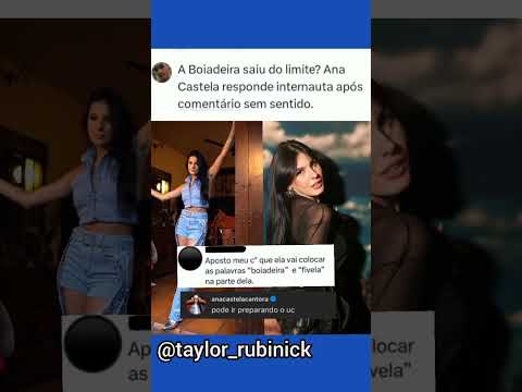 ANA CASTELA RESPONDE INTERNAUTA