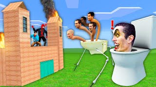 FERİTED VE TARIK'IN GÜVENLİ EVİNE SKIBIDI TOILETLER SALDIRDI - Garry's Mod