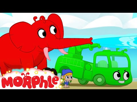 Morphle vs Orphle Water Balloon Fight! - Summer Fun | Kids Cartoons For Kids