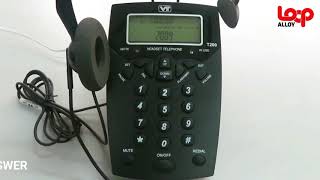 VT Headset/ Dialer/ Telephone VT 2000NC T200
