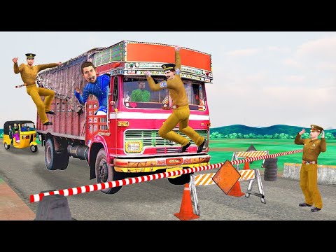 लालची ट्रक ड्राइवर Lalchi Truck Driver and Police Must Watch New  Comedy Video