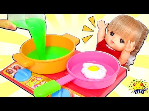 メルちゃんがキッチンで楽しい料理対決チャレンジ★