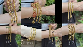 Latest gold bracelets designs