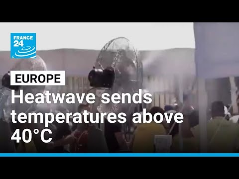 YouTube video thumbnail: Southern Europe Broils as Heatwave Sends Temperatures Above 40°C