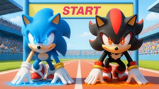 SONIC vs SHADOW: The ULTIMATE RACING Showdown! Who'll WIN?! | Sonic The Hedgehog 3 Animation