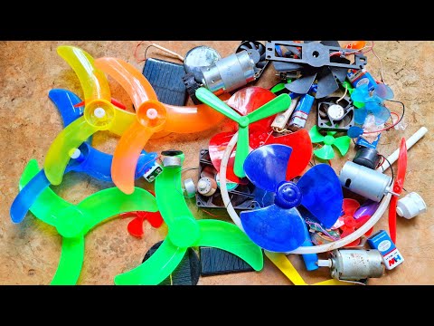how  to make awesome ideas using dc motor fan / new dc moter science project ideas from waste