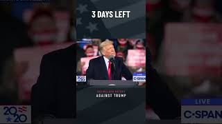 3 Days Left: Trump lies about election