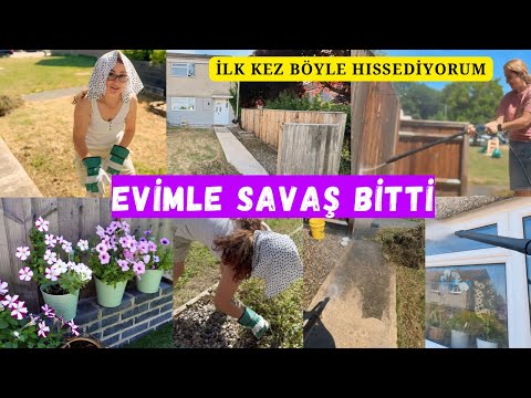 ARTIK KAÇMAK YOK ❌ BU EVLE BARIŞMAYA GELİYORUM. BAHÇE TEMİZLİK VLOG