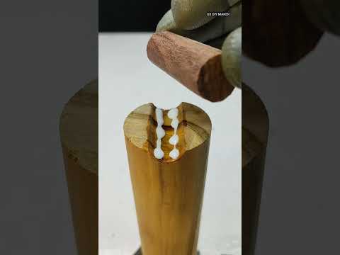 Wooden Stick Joint #woodworking #gsdiymaker #join #shorts