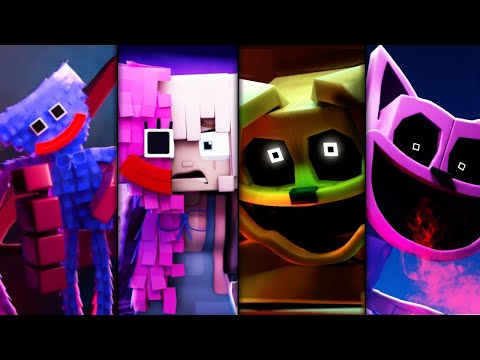 "Poppy Playtime" (I wanna live) Chapter 2-3 FULL SERIES Minecraft Music Video Song