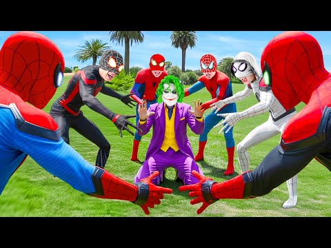 Joker Surrounded by Spider-Man! What Happened? 😱 || Spider-man: Into The Spider-verse (2025)