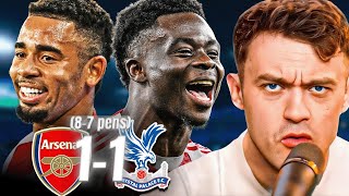 Arsenal Beat Crystal Palace on Penalties to Reach Semi-Finals! 💥