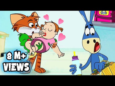 Kedi ve Papağancık | “BEBEK BAKICILIĞI”  | Çocuk Çizgi Filmleri | Chotoonz TV Türkçe ÇizgiFilm