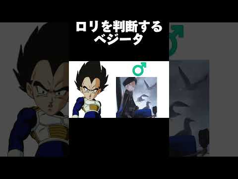 ロリを判断するベジータ #ドラゴンボール #music #shorts