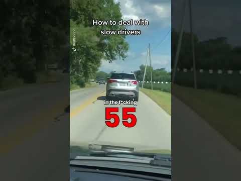 How to deal with slow drivers