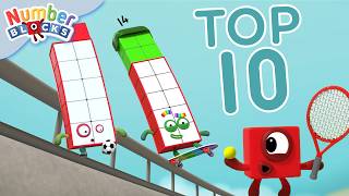 Los 10 Momentos Más Deportivos con Numberblocks! | Aprende a Contar para Niños | Dibujos Animados