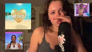 ASMR LOVE ISLAND rambles(close whispers)