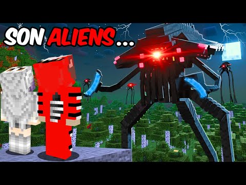 👽Sobreviví a Una INVASIÓN ALIENIGENA en Minecraft!