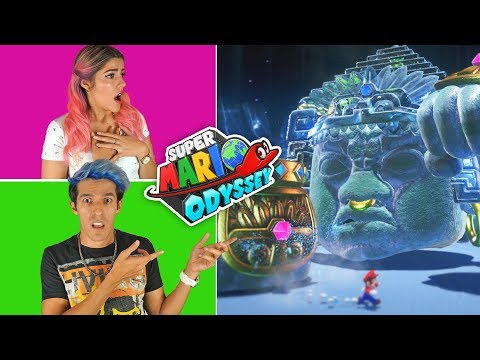 DEFEAT EASILY THE SAND KINGDOM BOSS | SUPER MARIO ODISSEY GAMEPLAY