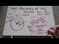Area of a Sector Concepts