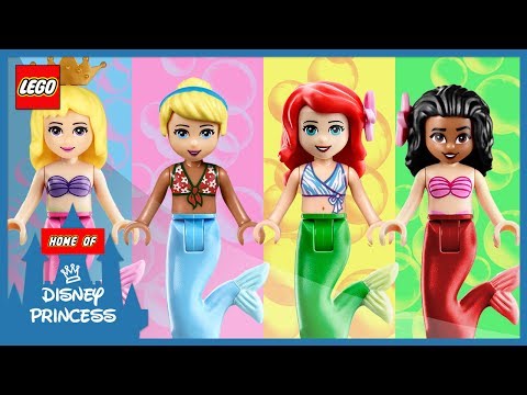 ♥ Wrong Tails Disney Princess Mermaids Ariel Moana Cinderella Aurora LEGO Family Nursery Rhymes