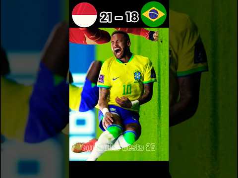 Neymar Injured😱😭 Brazil vs Indonesia🔥#shorts