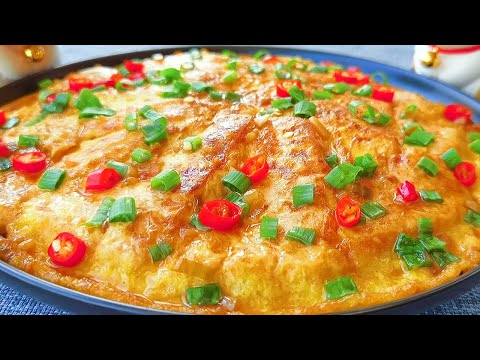 【小穎美食】最近很火的雞蛋豆腐做法，飯店賣58一盤，在家成本不到5元，真解饞