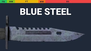 M9 Bayonet Blue Steel Wear Preview