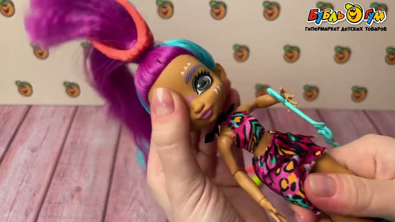 Набор игровой Cave Club с куклой Роралай и кошкой - видео