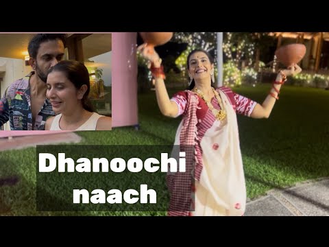 Dhanoochi naach | shubho ashtami | thank you baba | beautiful place| 