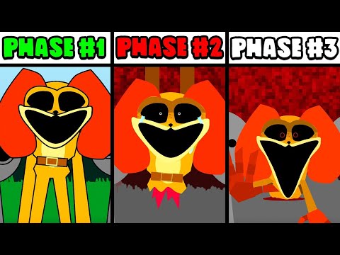 Phase 1 VS Phase 2 VS Phase 3 in Sprunki Retake Poppy PlayTime Incredibox MOD!