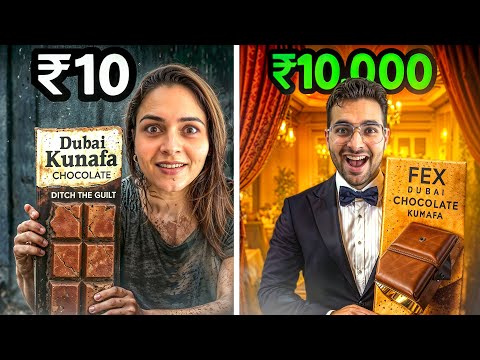 From ₹1 to ₹1,00,000 – Testing the CHEAPEST vs MOST EXPENSIVE Food 😱