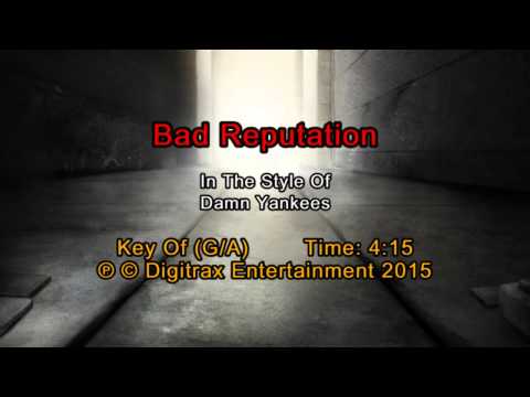 Damn Yankees – Bad Reputation (Backing Track)