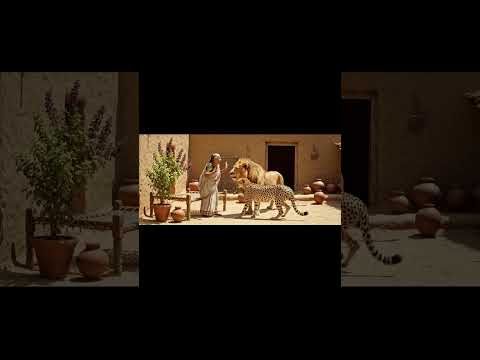 जब घर में घुस आया चीता 🐆 #ai #viral #shorts #lion