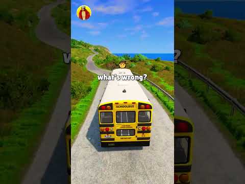 Bus Driver Get's too Excited and then … 😭💀