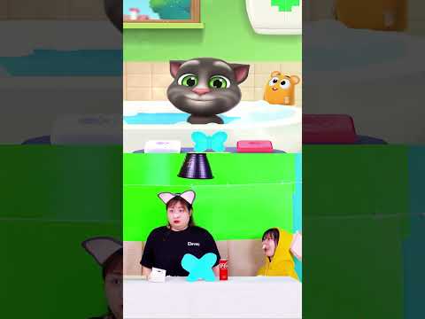 Talking Tom Bath And Fall #shorts