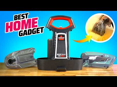 I TESTED The Best Home Gadget For Cleaning - Bissell Spotclean ProHeat Review!!