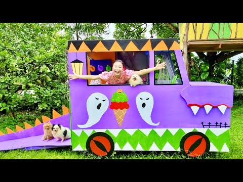 Bug's DIY Ice Cream Monster Truck for Halloween