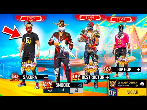 ARME LA ESCUADRA MÁS “VETERANA” DE TODO FREE FIRE 💀🔥