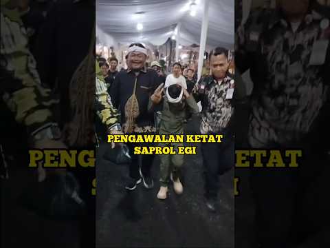 Saprol Egi Di Kawal Ketat Saat Memasuki Lokasi Acara 🤣😁