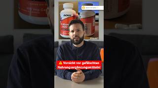 Vorsicht vor gefälschten Supplementen‼️