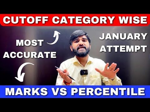 JEE Mains 2025 Cut off🔥✅ | Marks Vs Percentile JEE Mains 2025 | JEE Main 2025 Result #jeemain2025