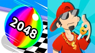 Ball Run 2048 VS Super Thief Auto - Which Game Wins?