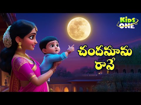 చందమామ రావే | Chandamama Raave | Telugu Rhymes for Children | Telugu Rhymes | KidsOne Telugu