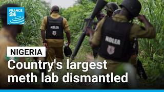 YouTube video thumbnail: Nigeria Dismantles Its Largest Meth Lab as Mexican Cartel Push Into Country