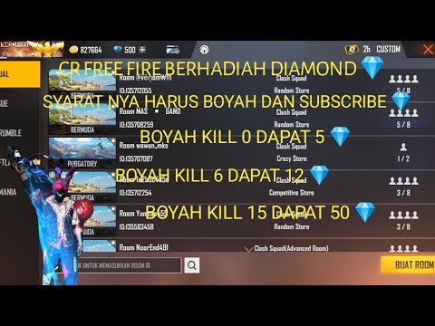 LIVE STREAMING FREE FIRE CR BERHADIAH DIAMOND 💎