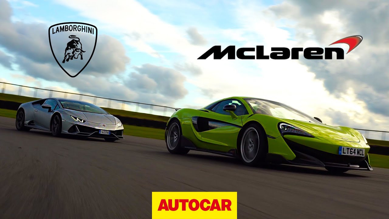 Lamborghini Huracan Evo v McLaren 600LT - Track Review - Autocar